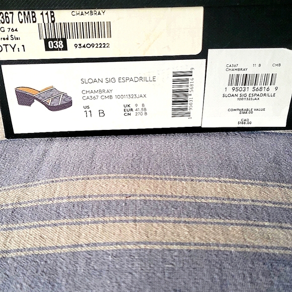 Blue Coach Sandle - Picture 1 of 2